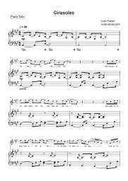 Noten, Akkorde Luis Fonsi - Girasoles