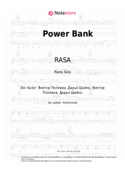 Noten, Akkorde RASA - Power Bank