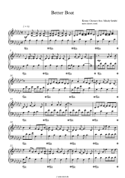 Noten, Akkorde Kenny Chesney - Better Boat (feat. Mindy Smith)