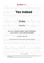 Noten, Akkorde Drake, Lil Baby - Yes Indeed