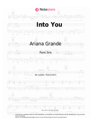 Noten, Akkorde Ariana Grande - Into You