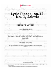 Noten, Akkorde Edvard Grieg - Lyric Pieces, op.12. No. 1 Arietta