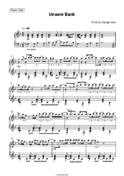 Noten, Akkorde Provinz, Danger Dan - Unsere Bank