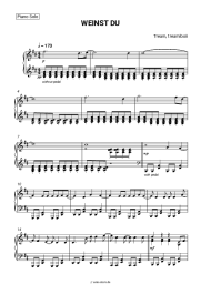 Noten, Akkorde Tream, treamiboii - WEINST DU