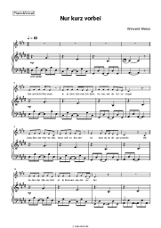 Noten, Akkorde Wincent Weiss - Nur kurz vorbei