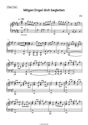 Noten, Akkorde Lila - Mögen Engel dich begleiten