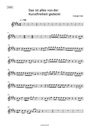 Noten, Akkorde Danger Dan - Das ist alles von der Kunstfreiheit gedeckt