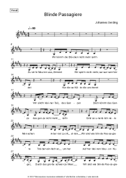 undefined Johannes Oerding - Blinde Passagiere