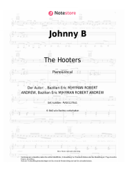 Noten, Akkorde The Hooters - Johnny B