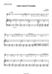 Noten, Akkorde Tream, treamiboii - HERZ MACHT BAMM