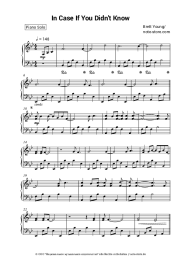 Noten, Akkorde Brett Young - In Case You Didn't Know