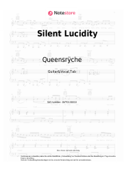 Noten, Akkorde Queensrÿche - Silent Lucidity