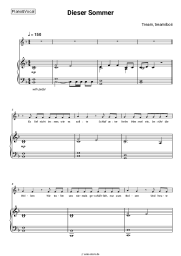 Noten, Akkorde Tream, treamiboii - Dieser Sommer