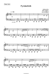 Noten, Akkorde Balkonultra, Marc Eggers, Ikke Huftgold - Pyrotechnik