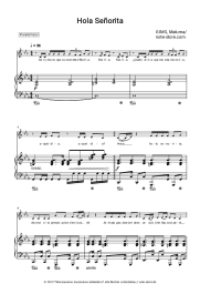 Noten, Akkorde GIMS, Maluma - Hola Senorita