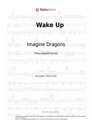 Noten, Akkorde Imagine Dragons - Wake Up
