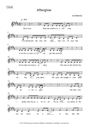 undefined Ed Sheeran - Afterglow