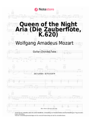 Noten, Akkorde Wolfgang Amadeus Mozart - Queen of the Night Aria (Die Zauberflöte, K.620)