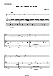 Noten, Akkorde Linkin Park - The Emptiness Machine