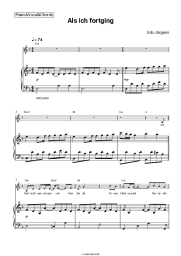 Noten, Akkorde Udo Jürgens - Als ich fortging