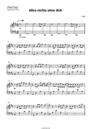 Noten, Akkorde LEA - Alles nichts ohne dich