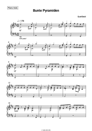 Noten, Akkorde Querbeat - Bunte Pyramiden