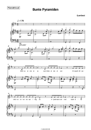 Noten, Akkorde Querbeat - Bunte Pyramiden