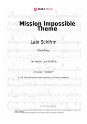 Noten, Akkorde Lalo Schifrin - Mission Impossible Theme