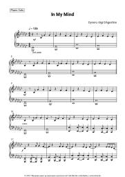 Noten, Akkorde Dynoro, Gigi D'Agostino - In My Mind