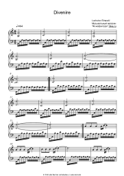 Noten, Akkorde Ludovico Einaudi - Divenire