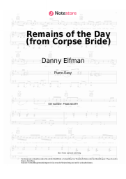 undefined Danny Elfman - Remains of the Day (from Corpse Bride)