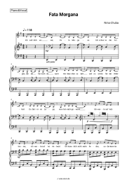 Noten, Akkorde Nina Chuba, Tokio Hotel - Fata Morgana