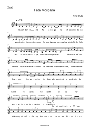 Noten, Akkorde Nina Chuba, Tokio Hotel - Fata Morgana