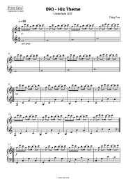 Noten, Akkorde Toby Fox - Undertale OST: 090 - His Theme