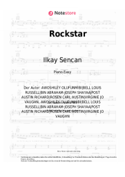Noten, Akkorde Ilkay Sencan, Dynoro - Rockstar