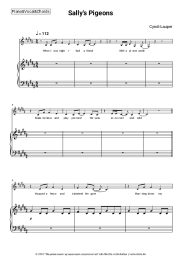 Noten, Akkorde Cyndi Lauper - Sally's Pigeons