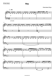 Noten, Akkorde Backstreet Boys - Hey