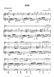 Noten, Akkorde JUL - JCVD