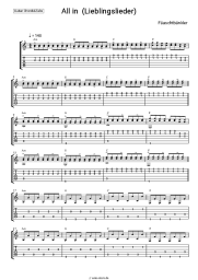 Noten, Akkorde Fäaschtbänkler - ALL IN (Lieblingslieder)