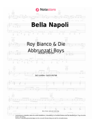 Noten, Akkorde Roy Bianco & Die Abbrunzati Boys - Bella Napoli