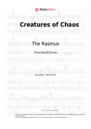 Noten, Akkorde The Rasmus - Creatures of Chaos