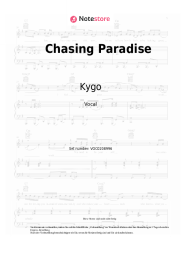 Noten, Akkorde Kygo, OneRepublic - Chasing Paradise