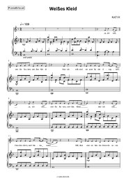 Noten, Akkorde KATI K - Weißes Kleid