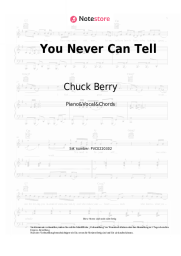 Noten, Akkorde Chuck Berry - You Never Can Tell