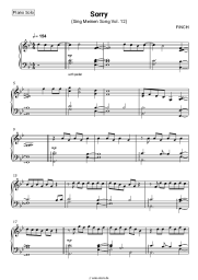Noten, Akkorde FiNCH - Sorry (Sing Meinen Song Vol. 12)
