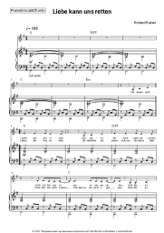 Noten, Akkorde Roland Kaiser - Liebe kann uns retten