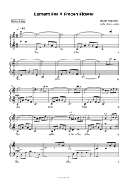 Noten, Akkorde Secret Garden - Lament For A Frozen Flower