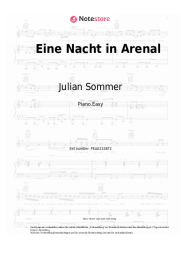 Noten, Akkorde Julian Sommer, A Fine Frenzy - Eine Nacht in Arenal