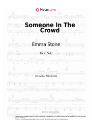 Noten, Akkorde Emma Stone - Someone In The Crowd