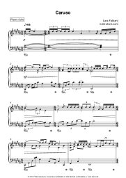 Noten, Akkorde Lara Fabian - Caruso
